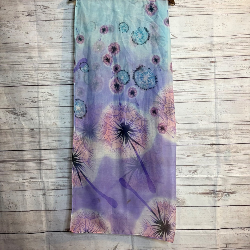 Dandelion Tie‎ Dye Scarf 35"x70"